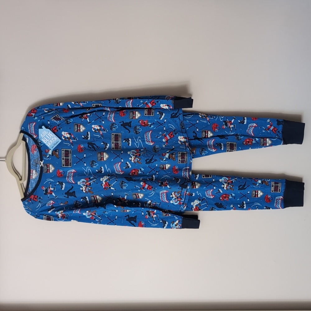 Little Blue House by Hatley Women's Hockey Pajama Set XL